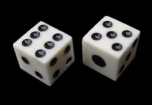 Bone Dice Black Spot