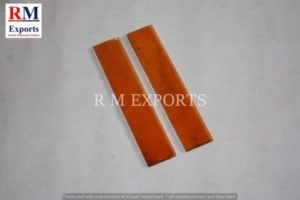 Amber Orange Bone Knife Scales
