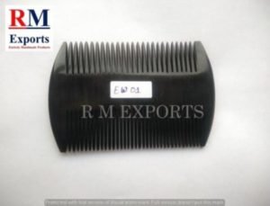 Double Side Teeth Ebony Comb