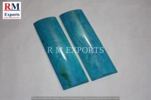 Aqua Blue Bone Knife Scales