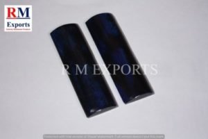 Dark Blue Bone Knife Scales