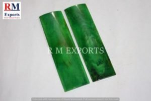 Green Bone Knife Scales