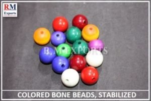 Colored Camel Bone Beads