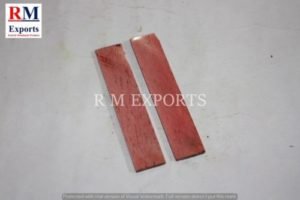 Carmine Bone Knife Scales