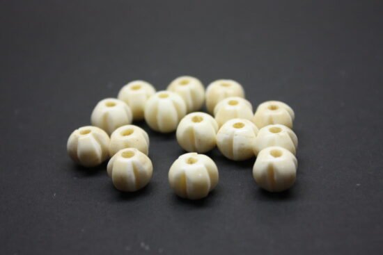 Fluted Camel Bone Beads