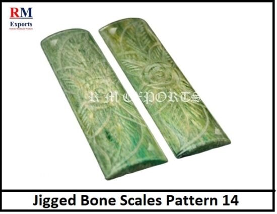 Jigged Bone Scales Pattern 14