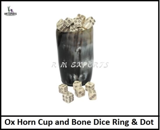 Horn Cup With Free Dice