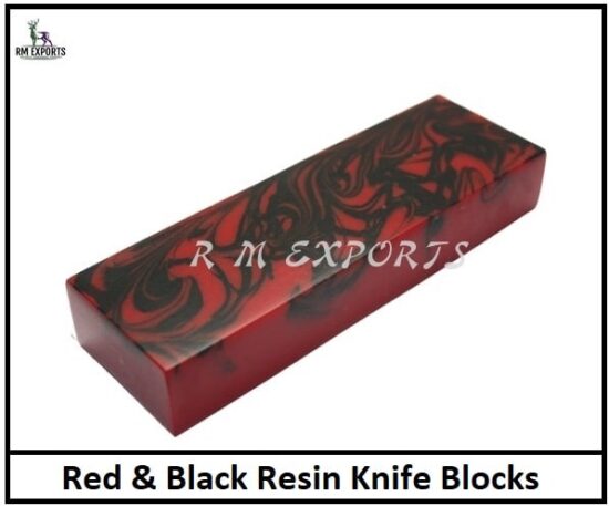 Red Black Resin Blocks