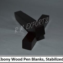 Ebony Wood Pen Blanks