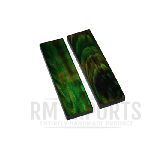Buffalo Horn Green Streaks Scales