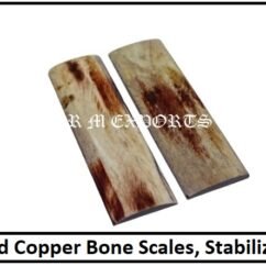 Copper Bone Knife Scales