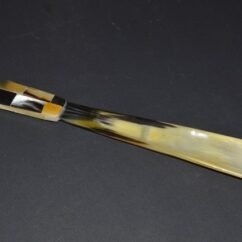Flat Ox Horn Handle Shoe Horn