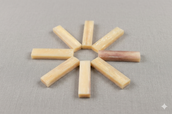 Unbleached Bone Nut Blanks