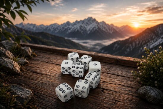 Acrylic Resin Dot & Ring Dice
