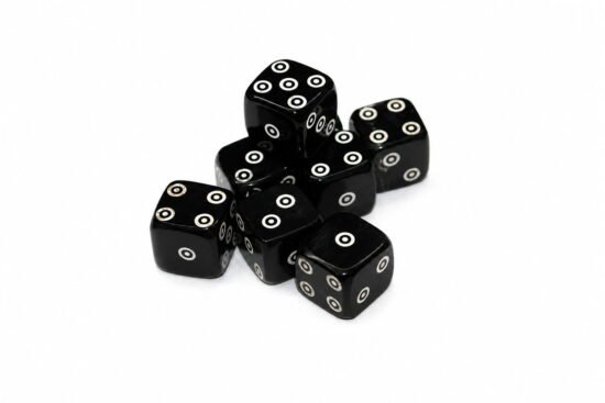 Acrylic Resin Dot & Ring Dice