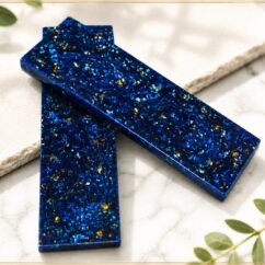Golden Flecks Lapis Lazuli Resin Scales